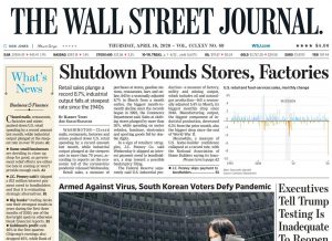 华尔街日报（ The Wall Street Journal） 2020年4月16日 高清英文版 PDF电子版 百度网盘下载-八点一刻