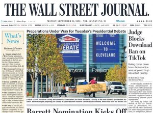 华尔街日报（ The Wall Street Journal） 2020年9月28日 高清英文版 PDF电子版 百度网盘下载-八点一刻