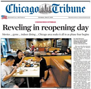 芝加哥论坛报 Chicago Tribune 2020年6月27日 高清英文版 PDF电子版 百度网盘下载