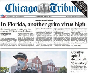 芝加哥论坛报 Chicago Tribune 2020年7月15日 高清英文版 PDF电子版 百度网盘下载-八点一刻