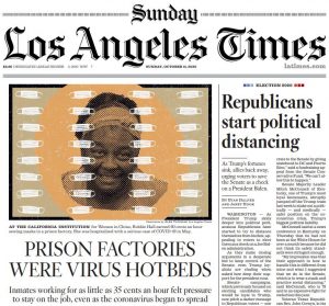 洛杉矶时报 Los Angeles Times 2020年10月11日 高清英文版 PDF电子版 百度网盘下载