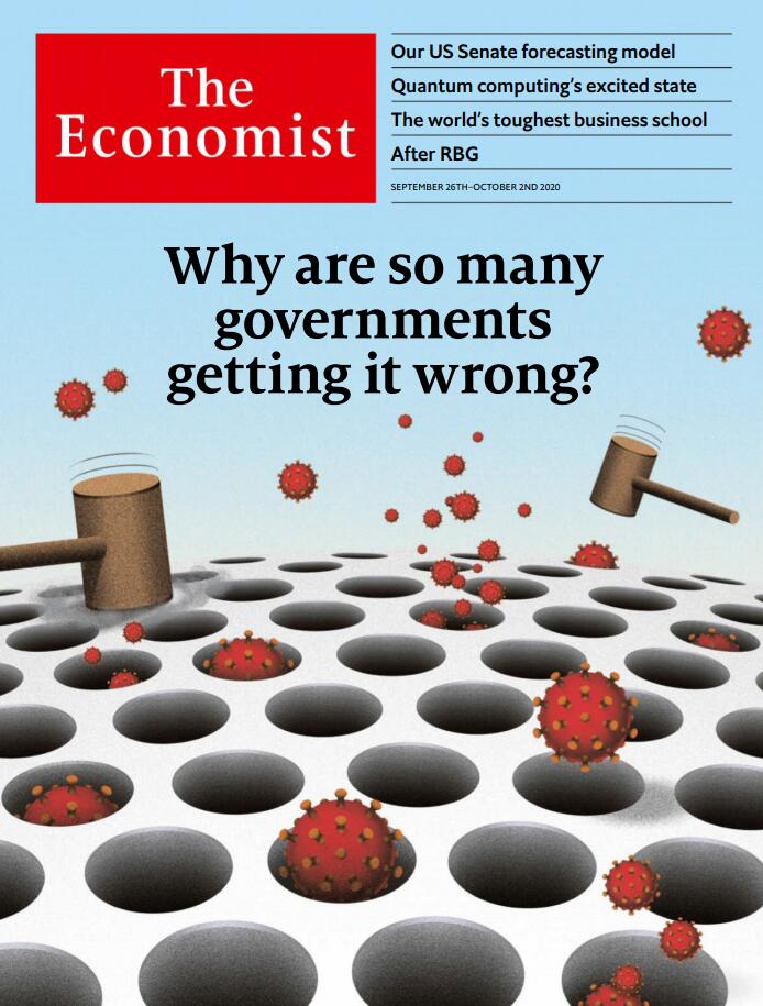 经济学人 经济学家 The Economist 2020年9月26日 高清英文版 PDF电子版 百度网盘下载