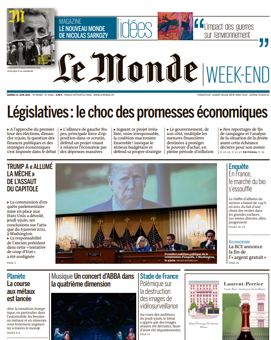 世界报 Le Monde-2022-06-11 高清版  PDF电子版  网盘下载-八点一刻