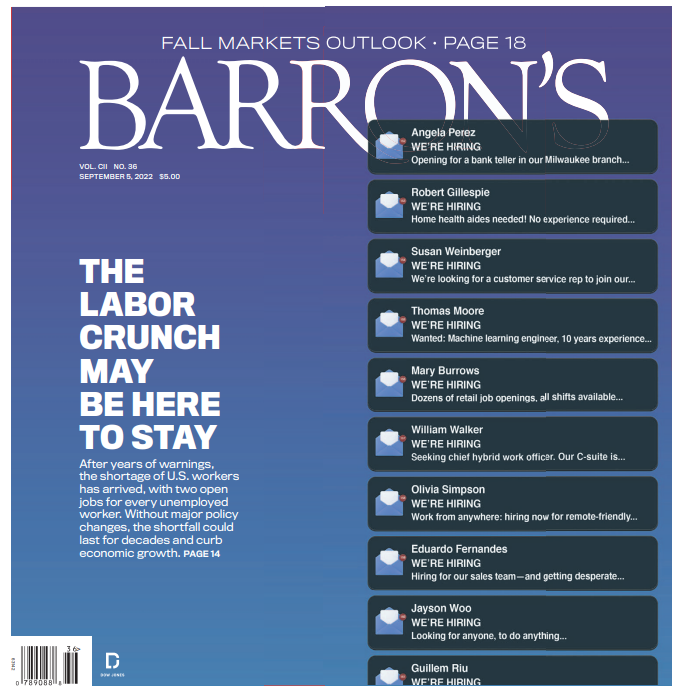 巴伦周刊 Barrons-2022-09-05 高清英文版 PDF电子版 网盘下载