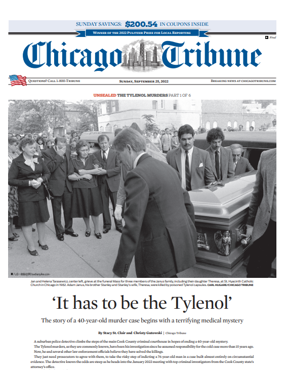 芝加哥论坛报 Chicago Tribune-2022-09-25 高清英文版 PDF电子版 网盘下载