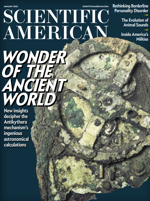 科学美国人 Scientific American-2022-01 英文版 PDF电子版 百度网盘下载
